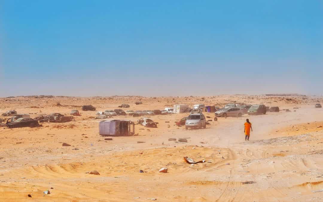 Crossing the Sahara desert: Morocco-Western Sahara-No Man’s Land-Mauritania